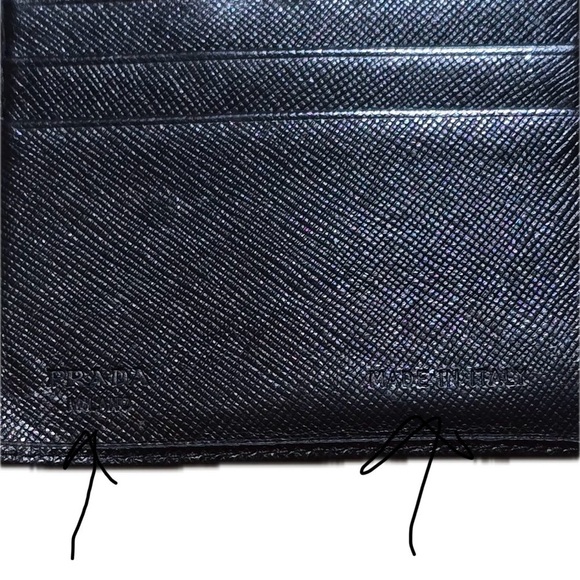 PRADA Saffiano Triangle Hardware Flap Women's Compact Wallet Nero Black - Picture 11 of 14